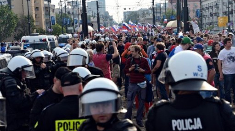Polijas drošības dienesti darbībā
Foto: AFP/Scanpix