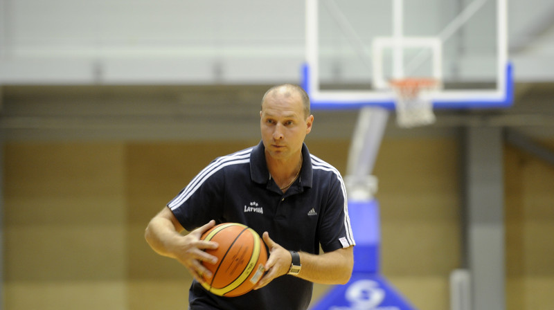 BK "Ventspils" galvenais treneris Roberts Štelmahers
Foto: Romāns Kokšarovs, "Sporta Avīze", f64