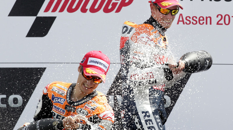 Dani Pedrosa un Keisijs Stouners
Foto: AP/Scanpix