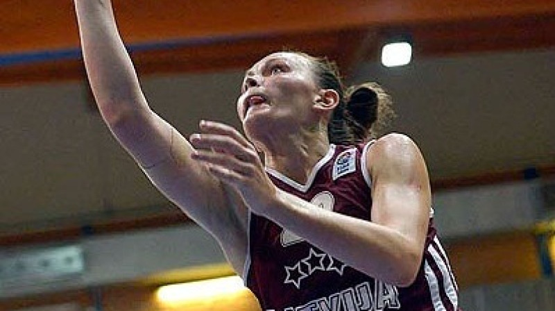 Anete Šteinberga: savainojums sadziedēts, trešdien paredzama atgriešanās valstsvienības sastāvā.
Foto: www.fibaeurope.com