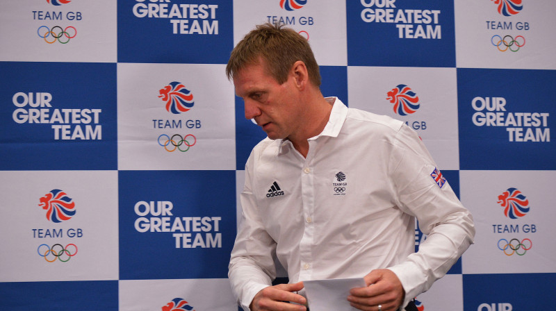 Lielbritānijas izlases galvenais treneris Stjuarts Pīrss 
Foto: AFP/Scanpix