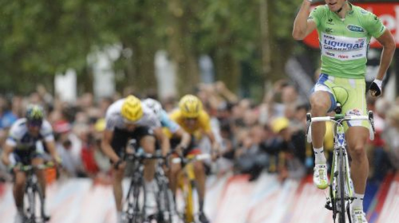 Peters Sagans finišā
Foto: AFP/Scanpix
