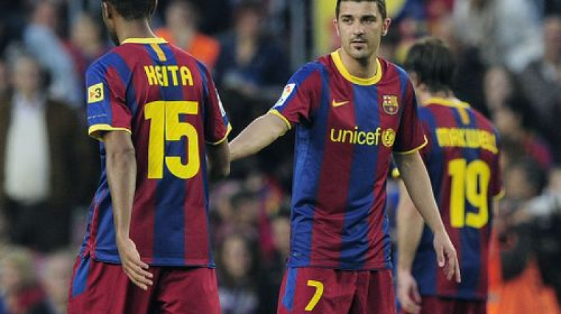 Seidū Keitā un Davids Vilja
Foto: AFP/Scanpix