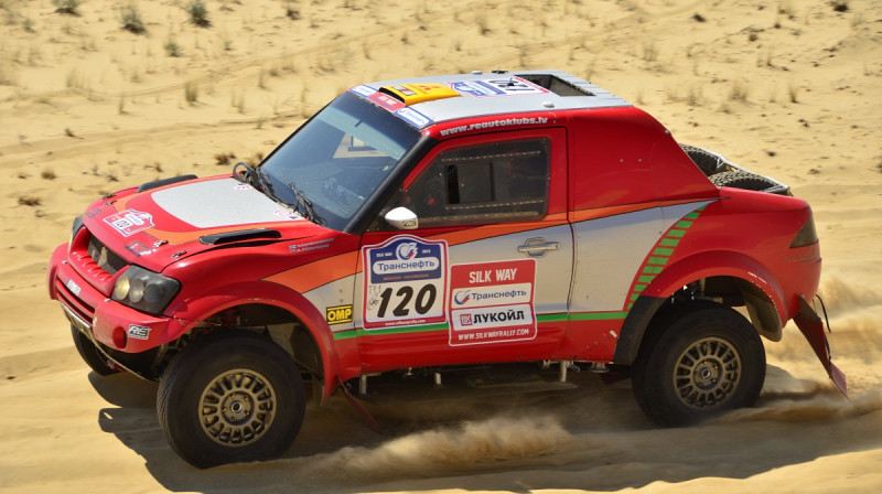 "RE Autoclub" ekipāža Tonijs Gardemeisters/Agris Pētersons "Silk Way" distancē
Publicitātes foto