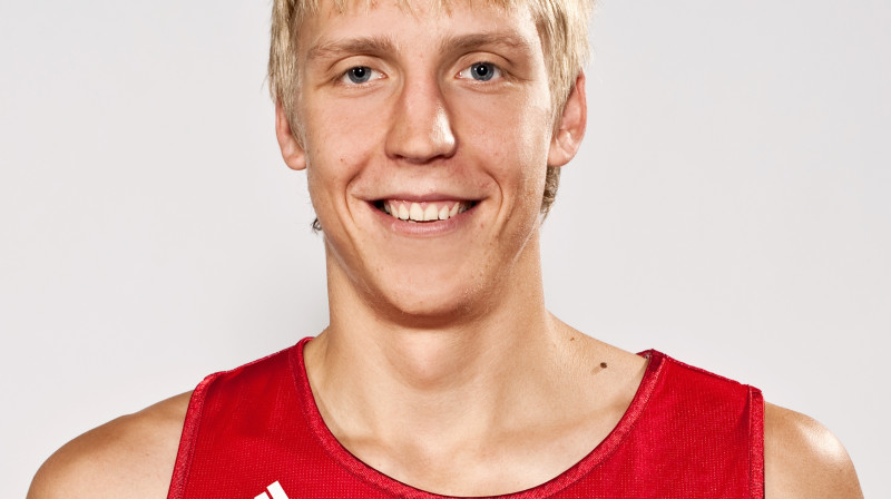 Mareks Mejeris: 16 punktu pārbaudes spēlē ar Somijas izlasi.
Foto: basket.lv