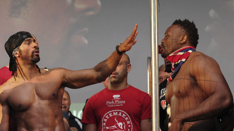 Deivids Hejs un Dereks Čisora
Foto: AFP/Scanpix