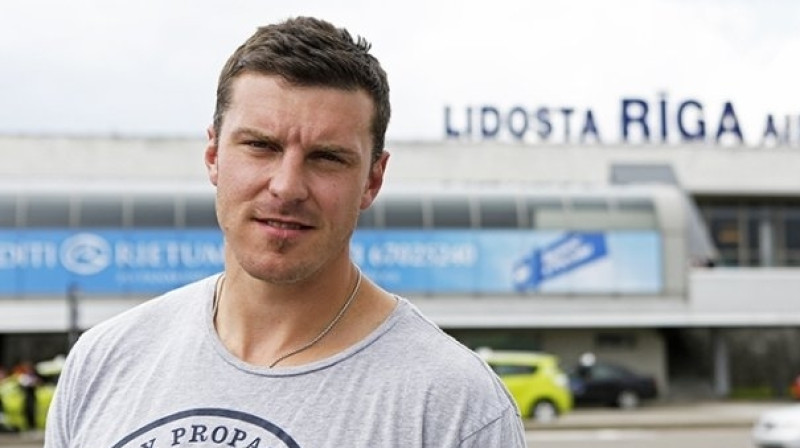 Raitis Ivanāns jau Rīgā
Foto: dinamoriga.eu