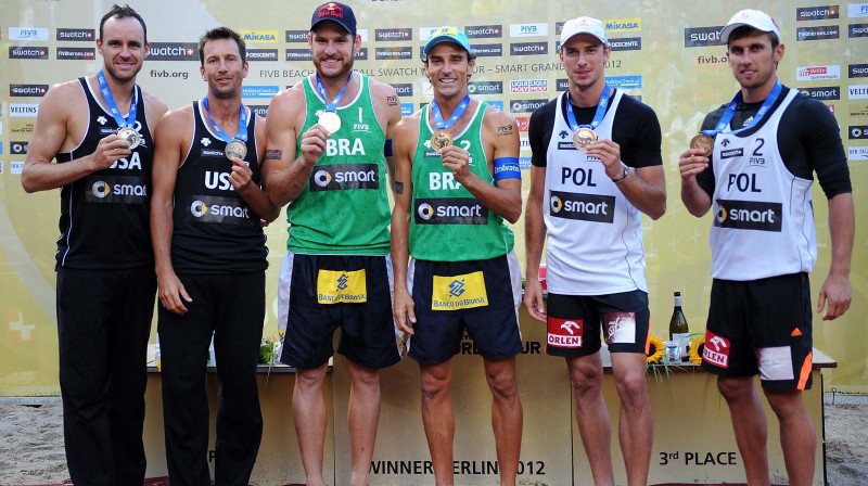 Labāko trijnieks turnīrā Berlīnē
Foto: fivb.org