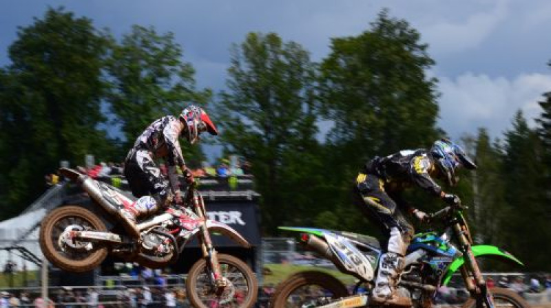 Augusts Justs un Dāvis Līvs Ķegumā
Foto: Mārtiņš Jankovskis, Sportacentrs.com