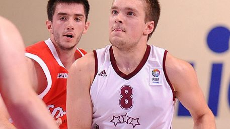 Latvijas U20 izlases saspēles vadītājs Mārcis Vītols 
Foto: FIBA Europe