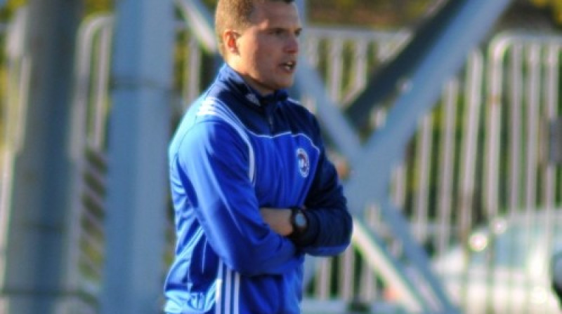 "Liepājas metalurga" treneris Dmitrijs Kalašņikovs
Foto: Romualds Vambuts (Sportacentrs.com)