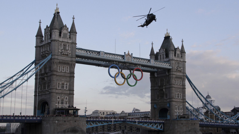 Olimpiskā uguns jau Londonā
Foto: AP/Scanpix