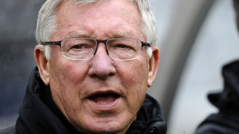"Manchester United" galvenais treneris sers Alekss Fērgusons
Foto: AFP/Scanpix