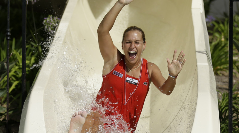 Dominikas Cibulkovas uzvaras pelde
Foto: AP/Scanpix