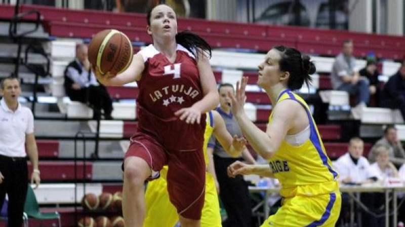 Ilze Jākobsone uzbrukumā
Foto: Basket.ee