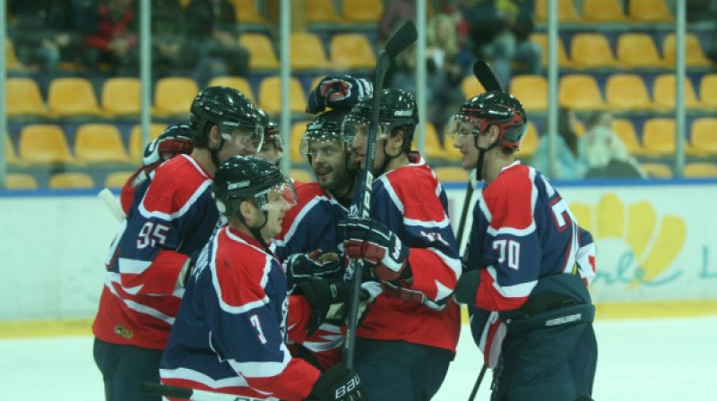 Šodien ''Liepājas metalurgs'' hokejisti parādija saturīgu spēli, un tāpēc bija pamats priecāties.
Foto:skliepajasmetalurgs.lv