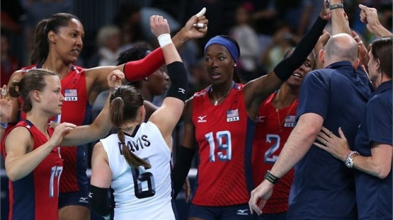 ASV izlases volejbolistes
Foto: AP/Scanpix