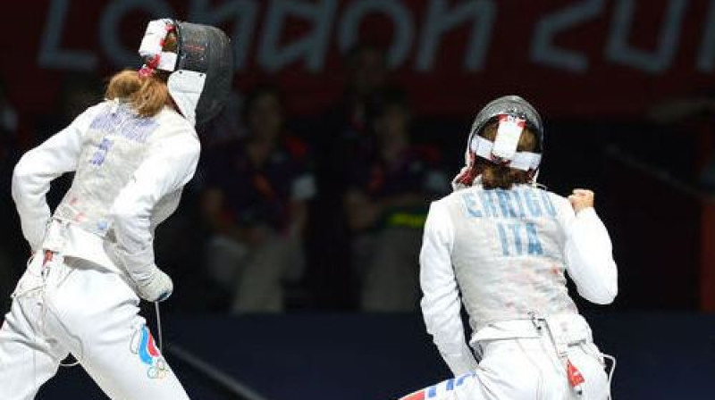 Epizode no Itālijas un Krievijas dueļa finālā
Foto: AFP/Scanpix