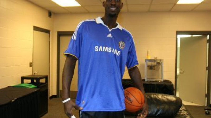 Kevins Gārnets Londonas "Chelsea" kreklā 
Foto: celticslife.com