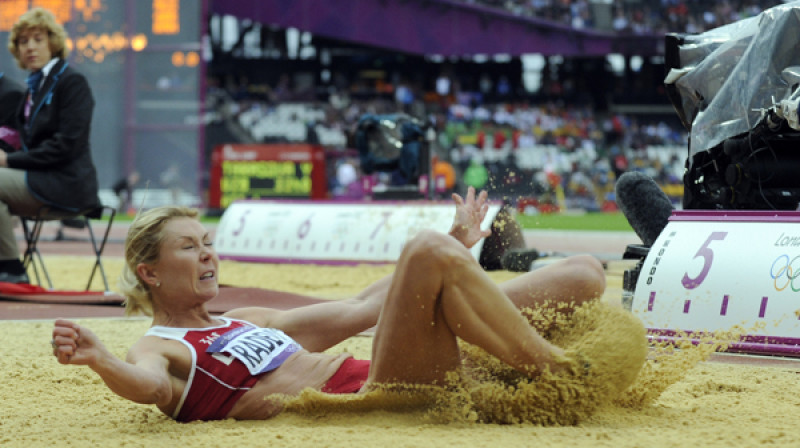 Tāllēcēja Ineta Radeviča kvalifikācijā uzrādīja slavējamu stabilitāti un pelnīti iekļuva finālā. Foto: Romāns Kokšarovs, "f64 photo agency"/''Sporta Avīze"