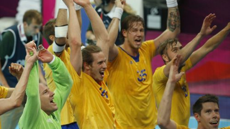 Zviedrijas handbolisti
Foto: AP/Scanpix