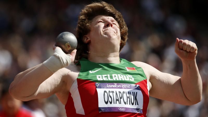 Nadežda Ostapčuka Londonā uzvaru izcīnījusi neatļautiem paņēmieniem 
Foto: AP/Scanpix