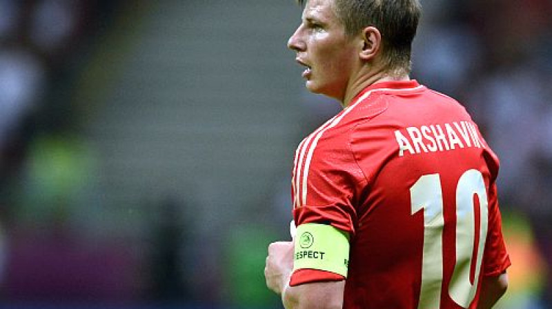 Andrejs Aršavins atkal nēsās kapteiņa apsēju
Foto: AFP/Scanpix