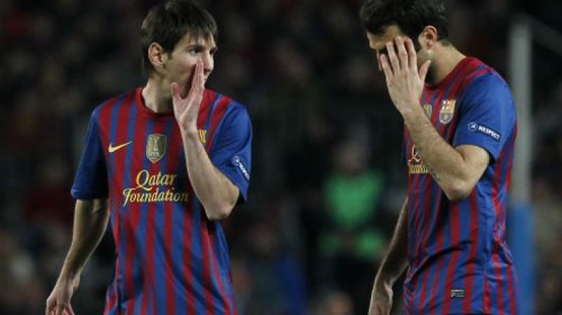 Lionels Mesi un Fransesks Fabregass
Foto: AP/Scanpix