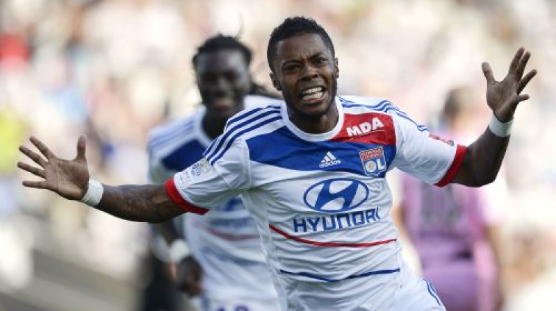 Mišels Bastušs līksmo pēc gūtajiem vārtiem
Foto: AFP/Scanpix