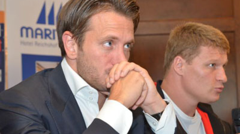 Kalle Zauerlands un Aleksandrs Povetkins
Foto: Wilhelm Springer