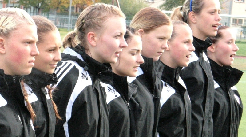 Latvijas U-17 meiteņu izlase
Foto: lff.lv