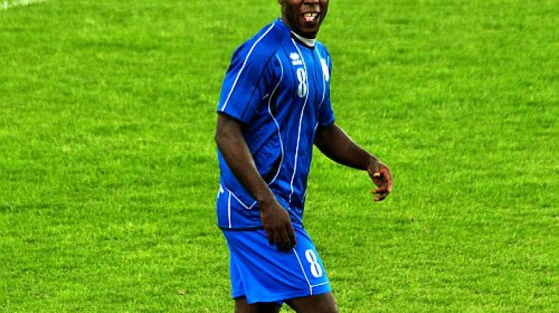 Stenlijs Ibe ir šī brīža karstākais Virslīgas uzbrucējs
Foto: Ivars Račko, Sportacentrs.com