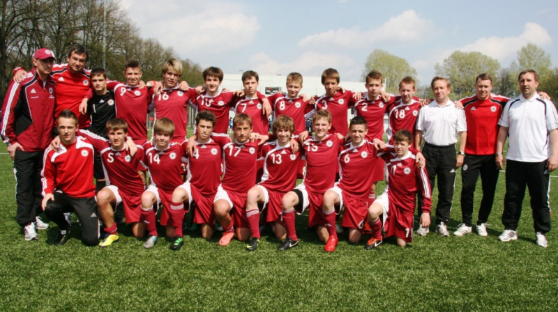 Latvijas U-16 futbola izlase
Foto: LFF