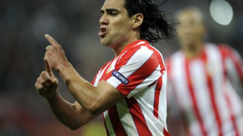 Radamels Falkao Madrides "Atletico" rindās 51 spēlē guvis jau 39 vārtus
Foto: AFP/Scanpix