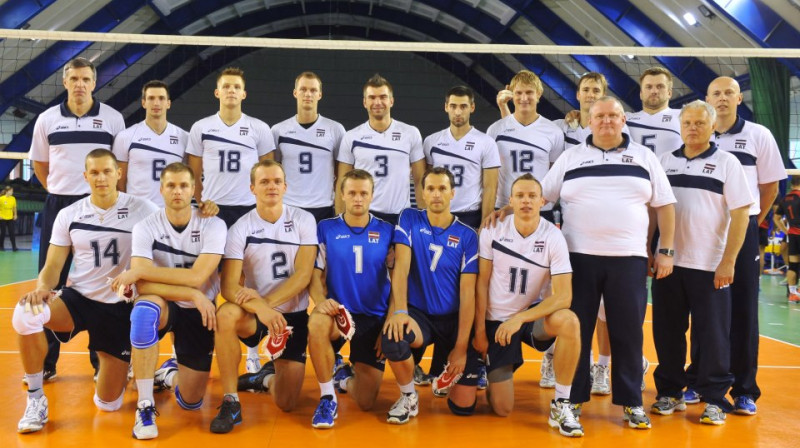 Latvijas izlase turnīrā Igaunijā
Foto: volejbols.lv