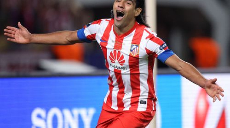 Madrides "Atletico" uzbrukuma līderis Radamels Falkao
Foto: AFP/Scanpix