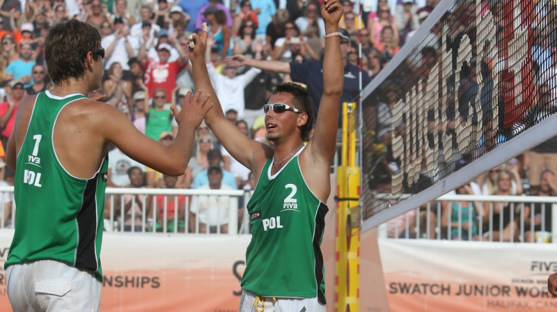 Pjotrs Kantors un Bartošs Lošiaks
Foto: fivb.org