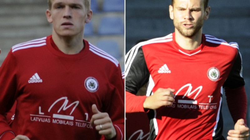 Artjoms Rudņevs un Edgars Gauračs
Foto: Romāns Kokšarovs, Sporta Avīze, f64