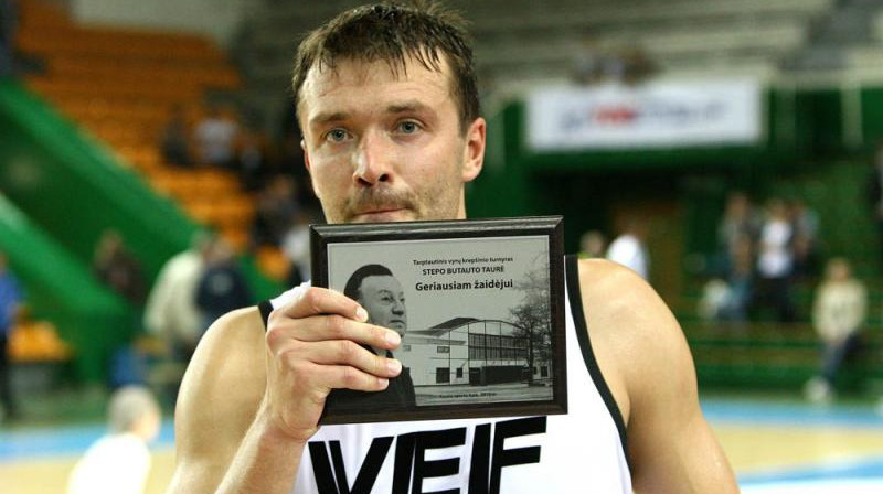 Kristaps Janičenoks pēc S. Butauta piemiņas turnīra finālspēles
Foto: diena.lt