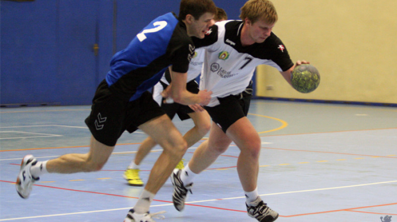 Māris Grēberis (RTU) un Kaspars Naglis (ASK/LU)
Foto: ask-lu.lv