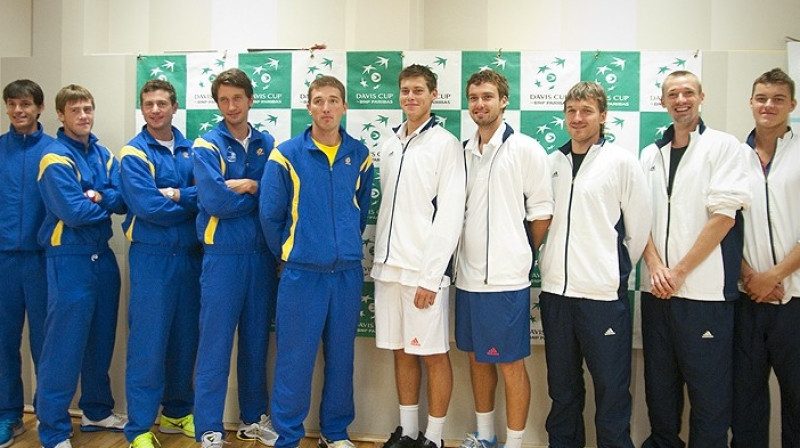 Ukraina pret Latviju
Foto: Aigars Prūsis, Sportacentrs.com