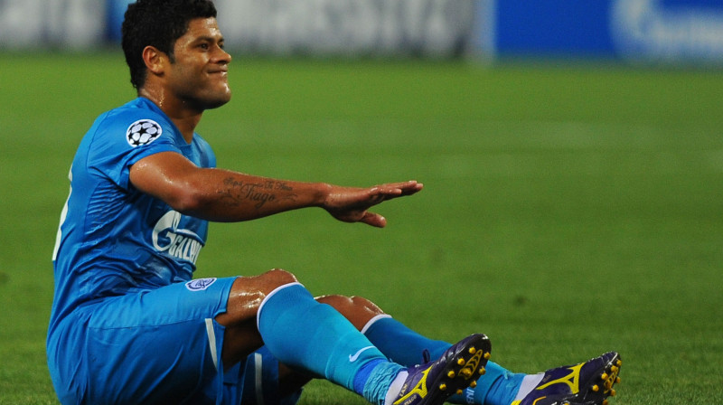 "Zenit" dārgais pirkums Halks pirmajā ČL mačā nespēja glābt savu komandu no pamatīga zaudējuma 
Foto: AFP/Scanpix