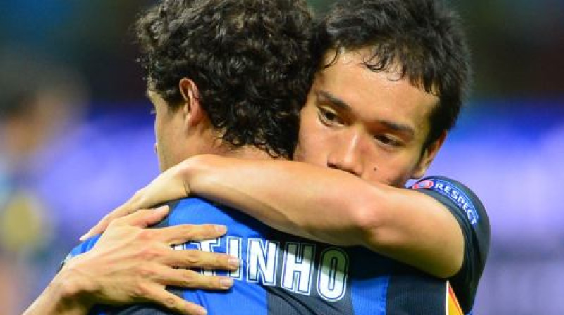 Juto Nagatomo izrāva "Inter" neizšķirtu
Foto: AFP/Scanpix
