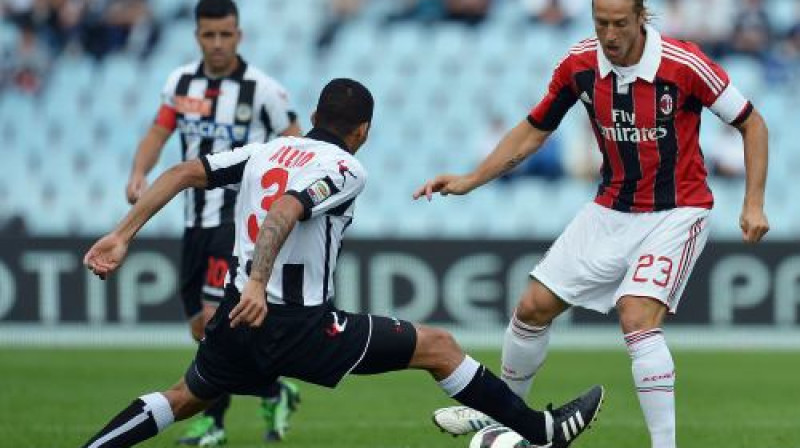 Epizode no "Udinese" un "Milan" spēles
Foto: AP Photo / Scanpix