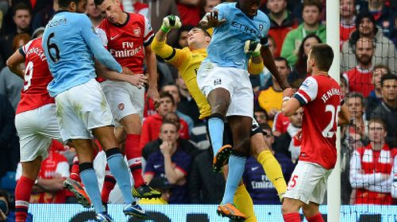 Džoleons Leskots gūst vārtus pret "Arsenal"
Foto: AFP Scanpix