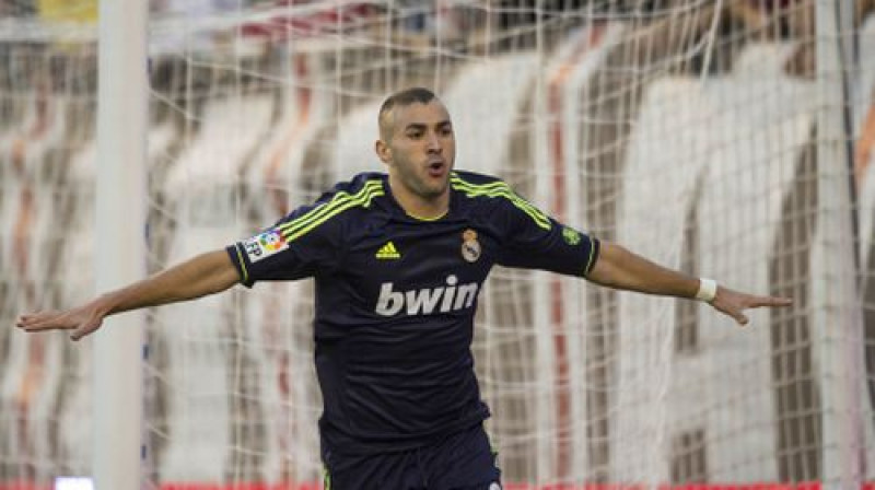 Uzvaras vārtu autors Karims Benzemā
Foto: AFP/Scanpix