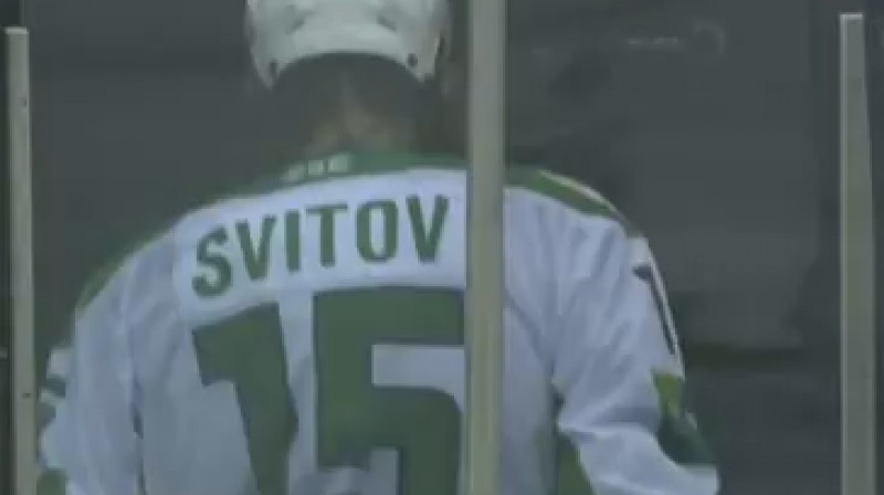 Aleksandrs Svitovs diskvalificēts
Foto: khl.ru