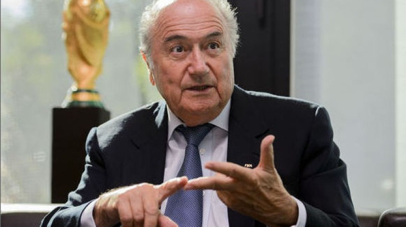 FIFA prezidents Zeps Blaters
Foto: AFP/Scanpix