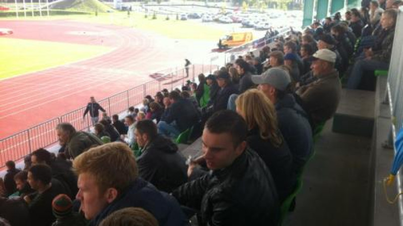 Kadrs no šīs dienas spēles Jelgavā
Foto: FK "Jelgava" "Twitter" profils