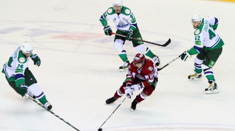 "Salavat Yulaev" Rīgā centīsies koncentrēt spēkus ne vien laukumā, bet arī tribīnēs